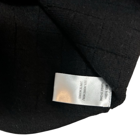 Miss Tina Tie Neck Zip Front Denim Jacket Size 8 - Picture 8 of 11